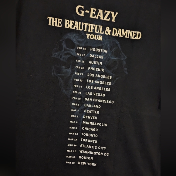 G-Eazy 2017 Tour T-shirt - Picture 4 of 5